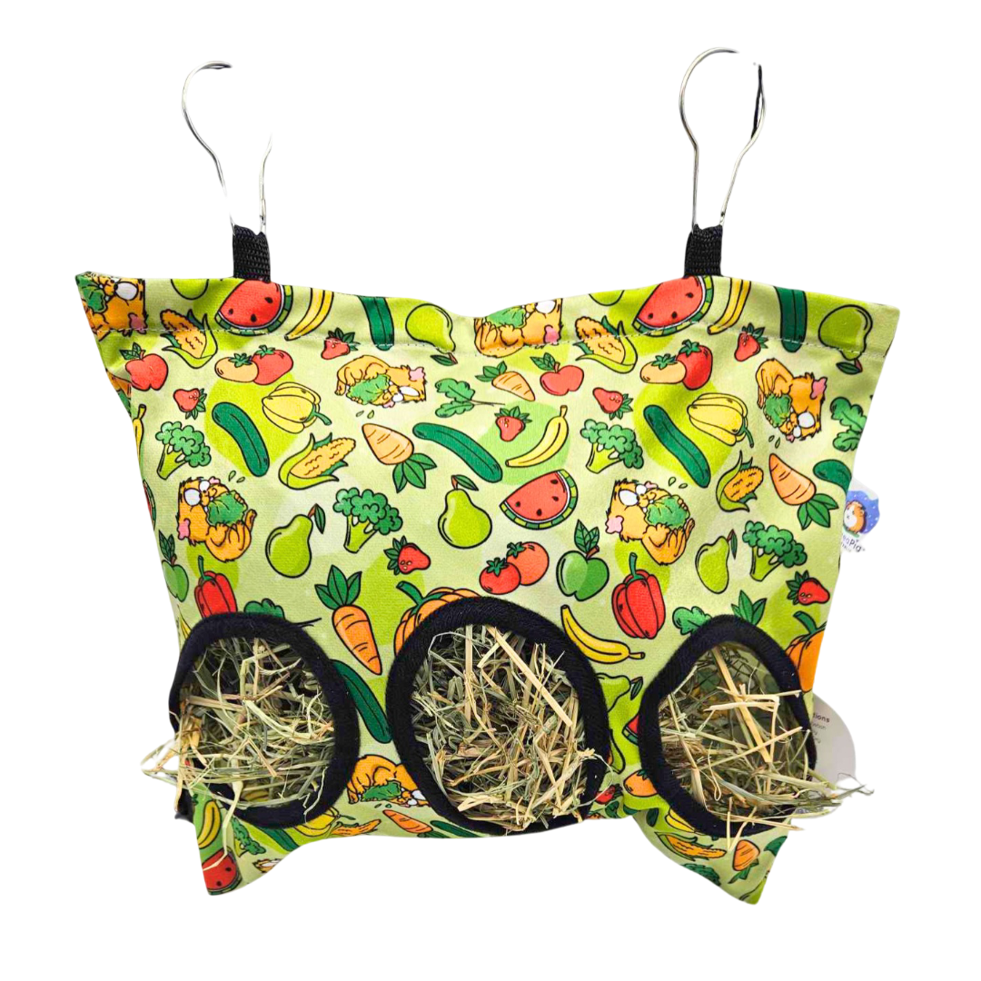 Ozzy Cages Hay Sack Veggie Patch Guinea Pig Hay Feeder | Top dogs on ... - Guinea Pig Fresh Veggie Feeder Accessories
